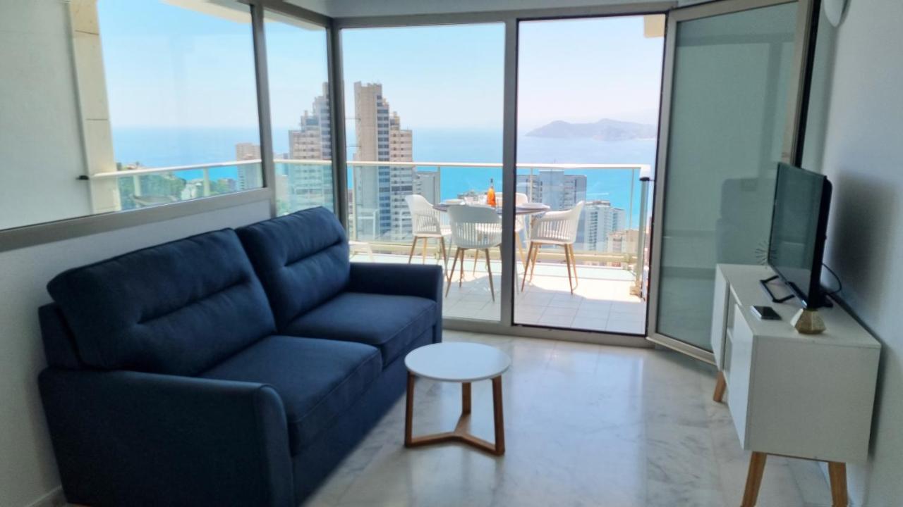 Planta 21 Apartamento Con Terraza Privada Y Vistas Al Mar 貝尼多姆 外观 照片